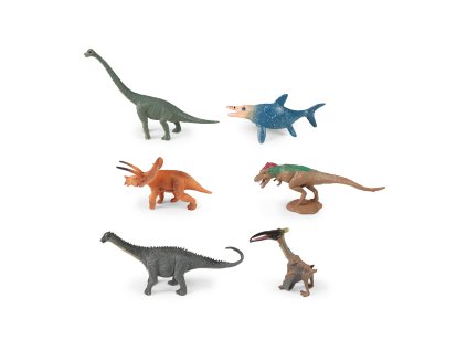 Sada dinosaurů v plastové krabičce 6 ks