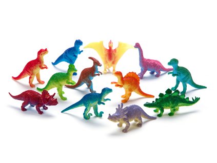 Zvířátka figurky v tubě - Dinosauři