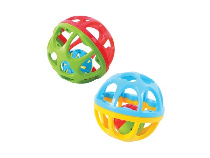 Míč s chrastítkem 9 cm