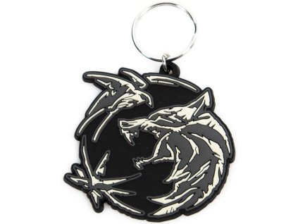 Přívěsek na klíče Netflix | The Witcher | Zaklínač: Wolf Swallow Star (4,5 x 6 cm)