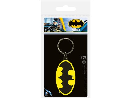 Pryžový přívěsek na klíče: Batman (5 x 6 cm) pryžový
