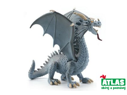 F - Figurka Drak šedý 15,5 cm