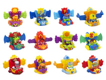 Superthings Sada figurek  Rescue Force jet s příslušenstvím