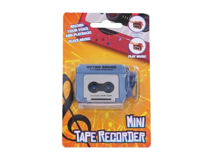 Přívěsek na klíče kazetový nahrávač s efekty 5,5cm