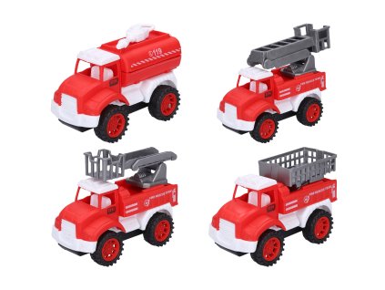 Auta hasičská 4 ks 10,5 cm