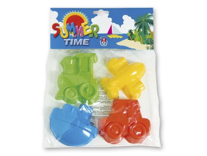 Androni Tvořítka na písek 4 kusy - dopravní prostředky