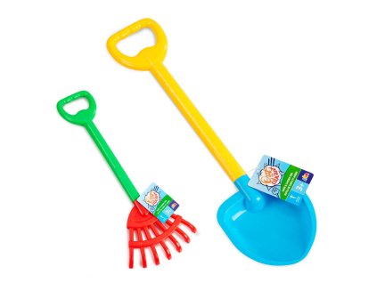 Hračky na písek - zahradní nářadí, plast