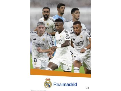 Plakát FC Real Madrid: Skupina 2024/2025 (61 x 91,5 cm)