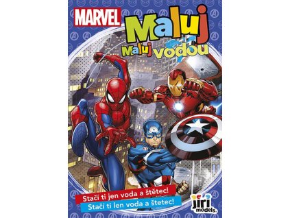 Omalovánka A5 Maluj vodou MARVEL