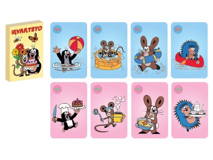 Karty Kvarteto Krtek 3