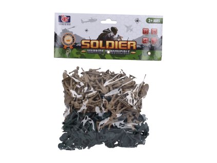 Figurky vojáci set 200 ks 4 cm