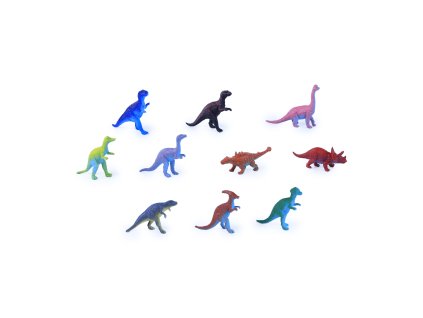 Dinosauři 10 ks v sáčku 2 druhy