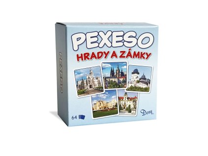 Pexeso Hrady a zámky ČR v krabičce