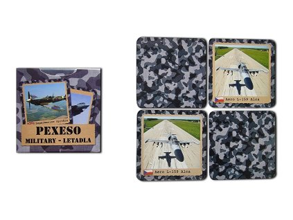 Pexeso retro Military Letadla