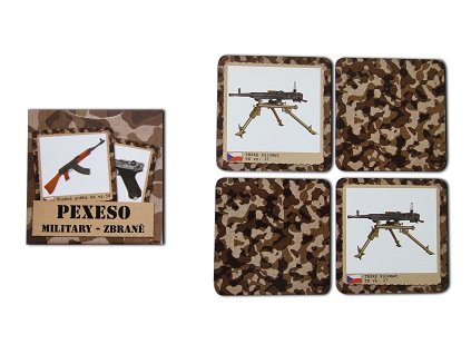 Pexeso retro Military Zbraně