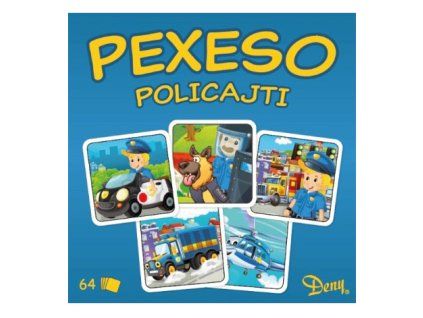Pexeso Policisté 64ks v krabičce