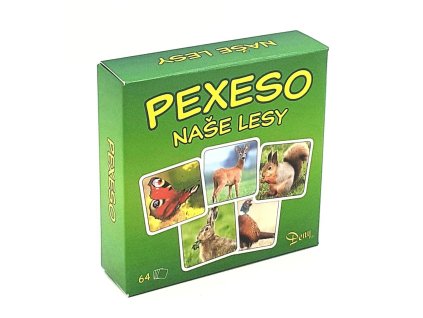 Pexeso Naše lesy v krabičce