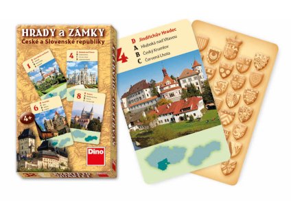 Karty kvarteto hrady a zámky