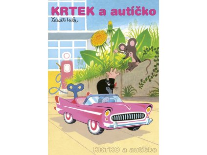 omalovánka A4 Krtek a autíčko