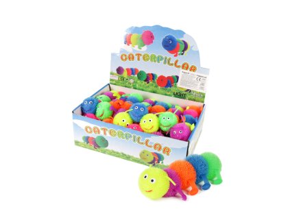 Natahovací housenka 4 díly puffer 16 cm