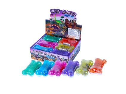 Tvarovací hmota s dinosaurem v kosti