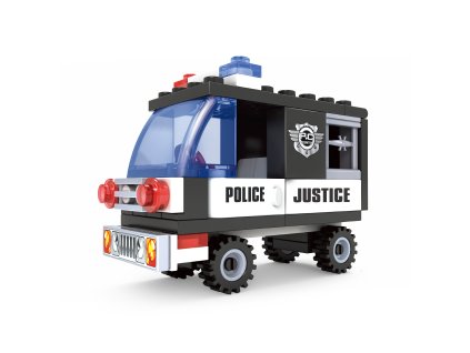 Kompatibilní stavebnice BLOXO policie auto 48 ks