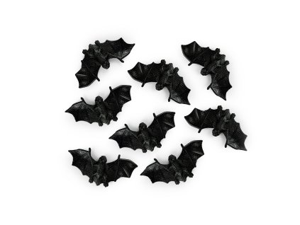 Dekorace netopýři 8 ks