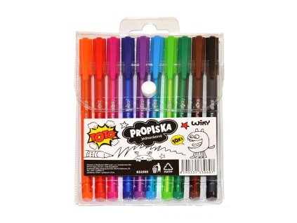 Propiska barevná sada 10 ks