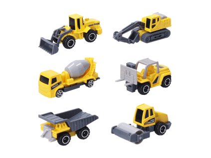 Auto stavební stroje kov 8 cm