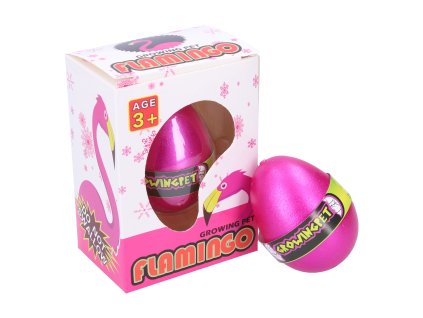 Vejce rostoucí plameňák 6,5 cm