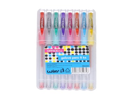 Gelové pero sada 8 ks