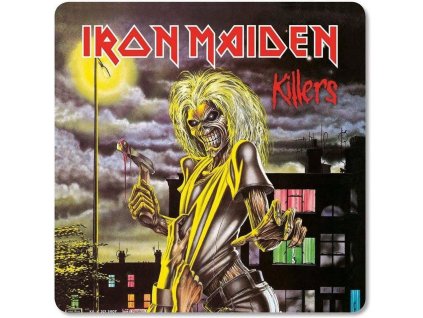 Tácek pod sklenici Iron Maiden: Killers Set 6 kusů (10 x 10 cm)