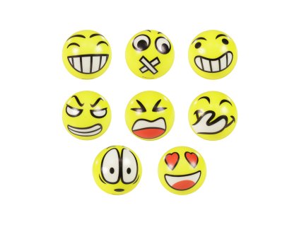 Pěnový míček s obličejem