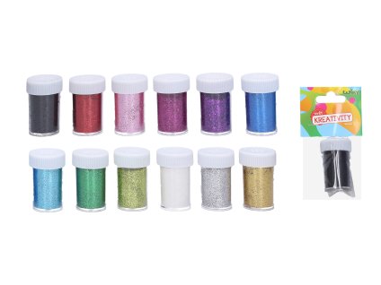 Třpytky dekorační glitter 5 cm