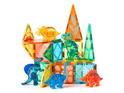 Magnetická stavebnice - Dinosauři, 23 dílů