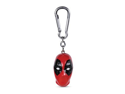 Přívěsek na klíče Deadpool: Head (4 x 4 cm)