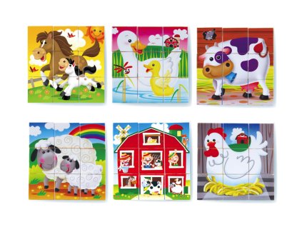 Kostky skládací farma