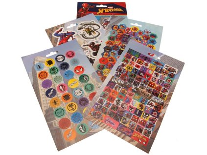 Set 200 nálepek Marvel | Spiderman: Ikony