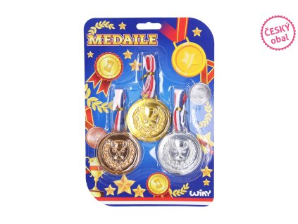 Medaile set 3 ks - Český obal