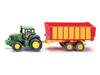 SIKU Blister - Claas s přívěsem na siláž