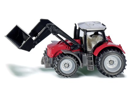 SIKU Blister - Massey Ferguson s předním nakladačem