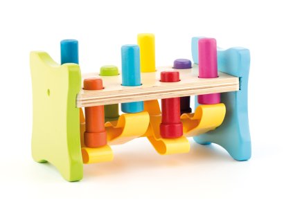 Zatloukačka “Up and down”, dřevo/plast