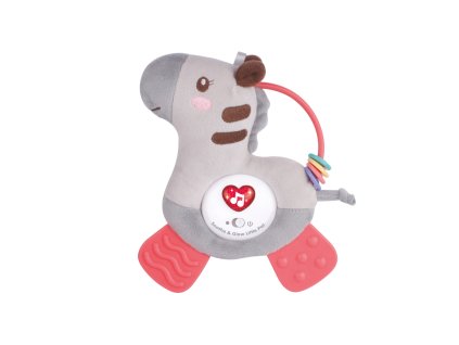 Plyšová zebra se světlem a zvuky