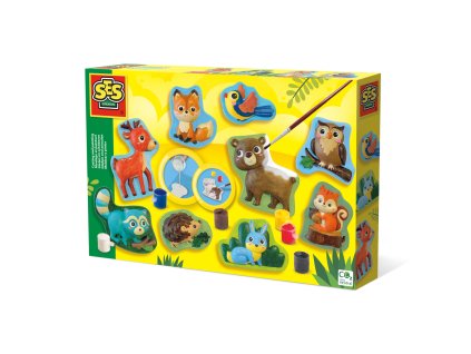 Odlévání a malování - lesní zvířata