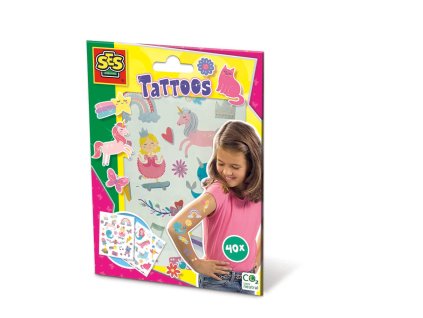 Dětské tetování pro dívky, 40 ks
