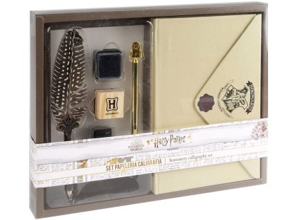 Dárkový set papírnických potřeb Harry Potter: Dopis (30 x 25 x 3 cm)