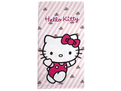 Dětský ručník - osuška Hello Kitty: Postava (70 x 140 cm)