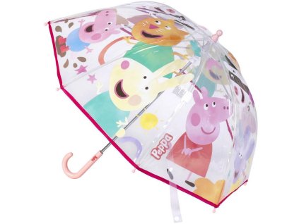 Dětský manuální deštník Peppa Pig | Prasátko Pepa: Postavy (průměr 71 cm)