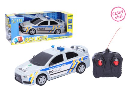 Auto RC na dálkové ovládání policie ČR 23 cm - Český obal