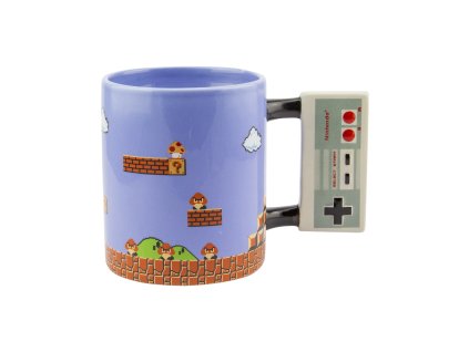 Keramický hrnek 3D Nintendo | NES | Super Mario: Herní ovladač (objem 320 ml)